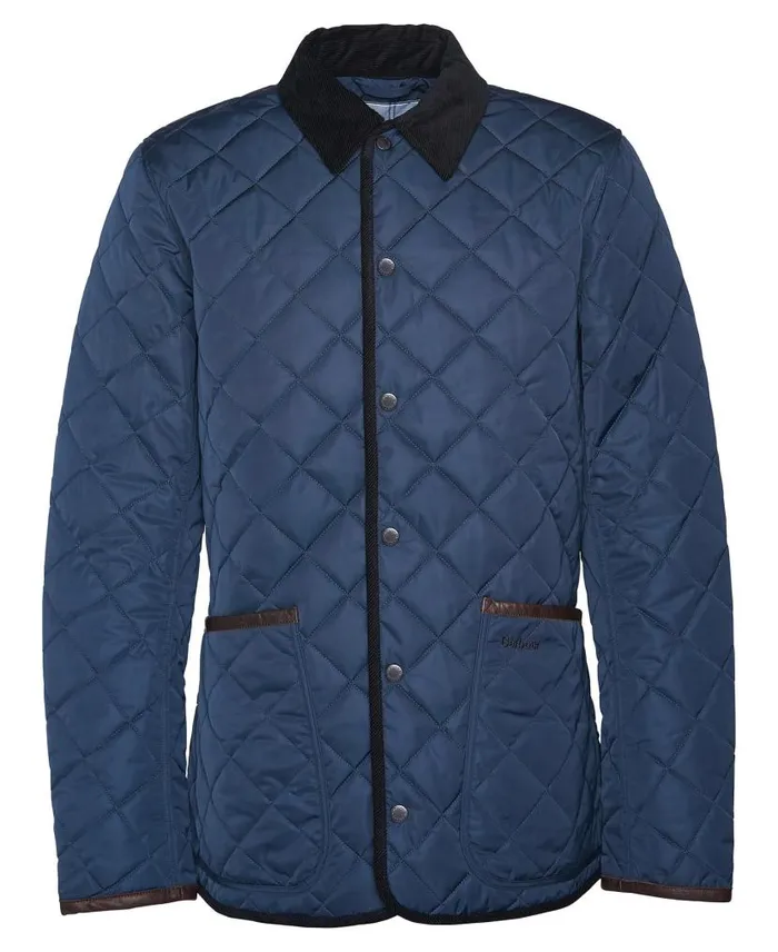Baston Liddesdale Quilted Jacket Classic Navy Men Barbour Quilted Jackets