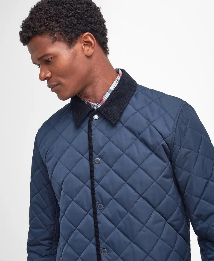 Baston Liddesdale Quilted Jacket Classic Navy Men Barbour Quilted Jackets