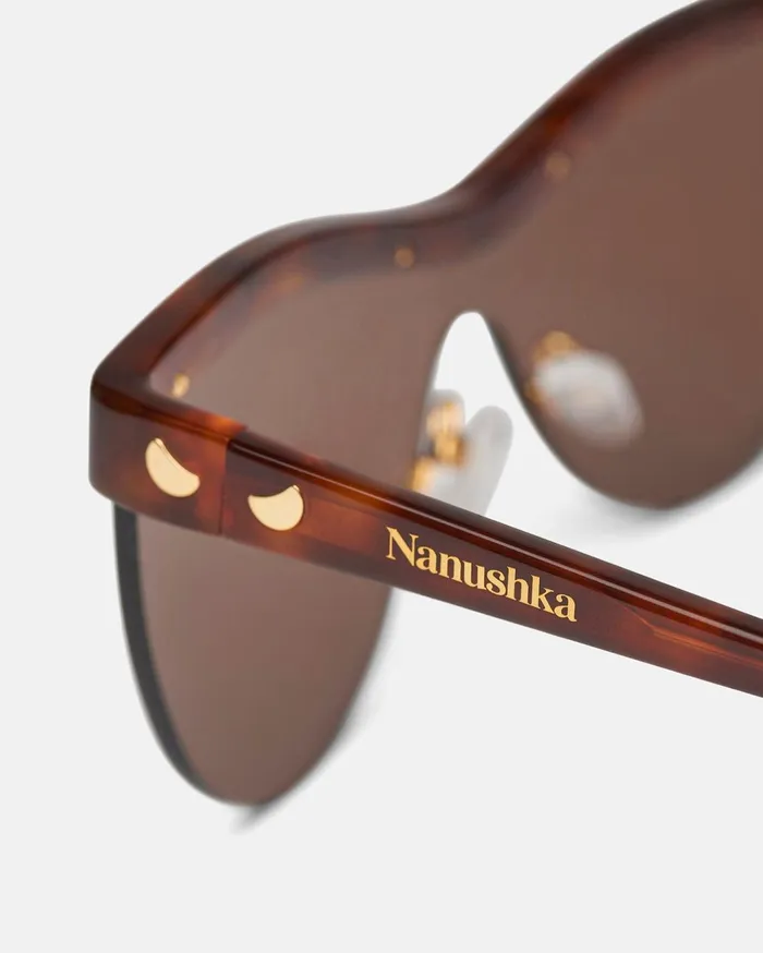 Baya BioPlastic Sunglasses Light Turtle WomenMen Nanushka Eyewear