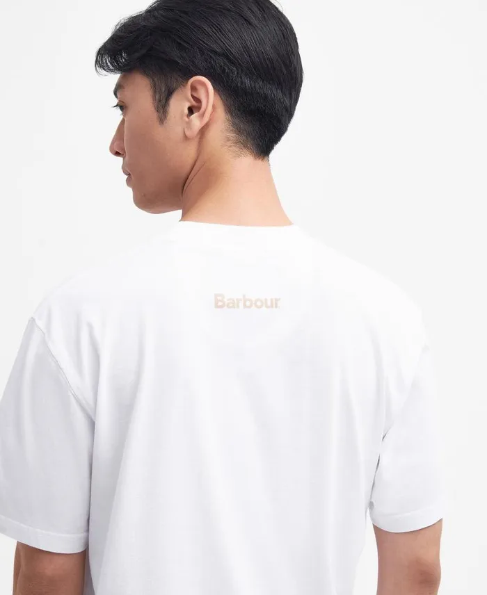 Beacon Graphic TShirt Classic White Men Barbour TShirts