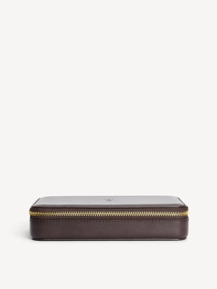 Beauty Bags Women By Malene Birger Aya Cher Jewellery Case Dark Brown