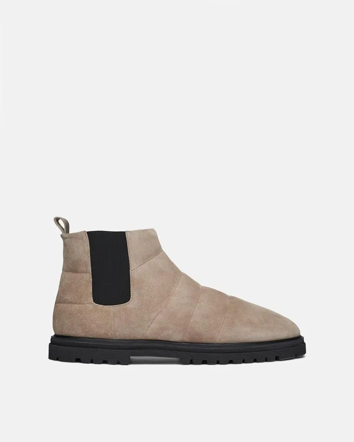 Bede Mens Rounded Toe Boot Stone Men Nanushka Shoes