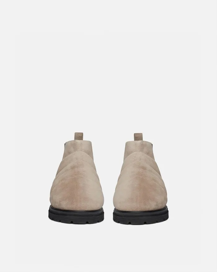 Bede Mens Rounded Toe Boot Stone Men Nanushka Shoes