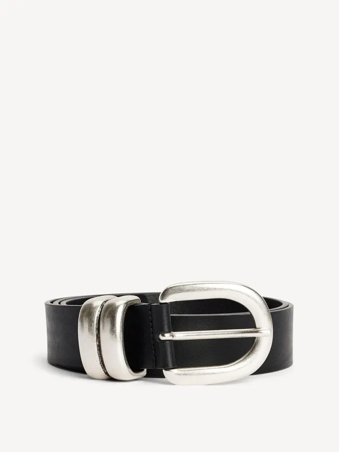Belts Women By Malene Birger Zoira Leather Belt Black