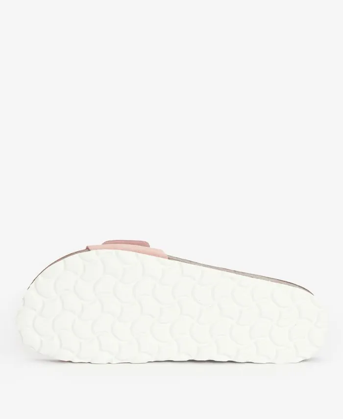 Benton Sandals Pink Suede Women Barbour Sandals