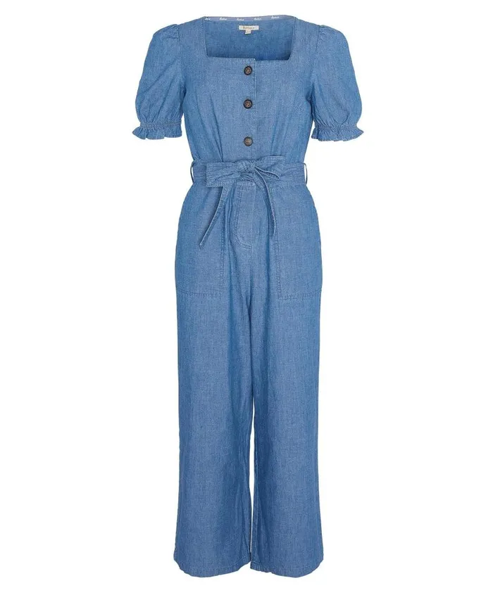 Berkley Denim Jumpsuit Chambray Women Barbour Dresses and Skirts