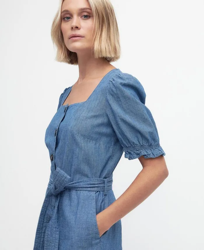 Berkley Denim Jumpsuit Chambray Women Barbour Dresses and Skirts