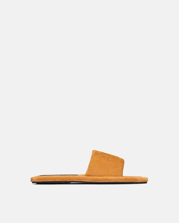 Berrington Logo Slides Mustard WomenMen Nanushka Shoes