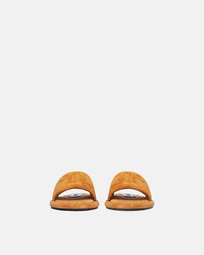 Berrington Logo Slides Mustard WomenMen Nanushka Shoes
