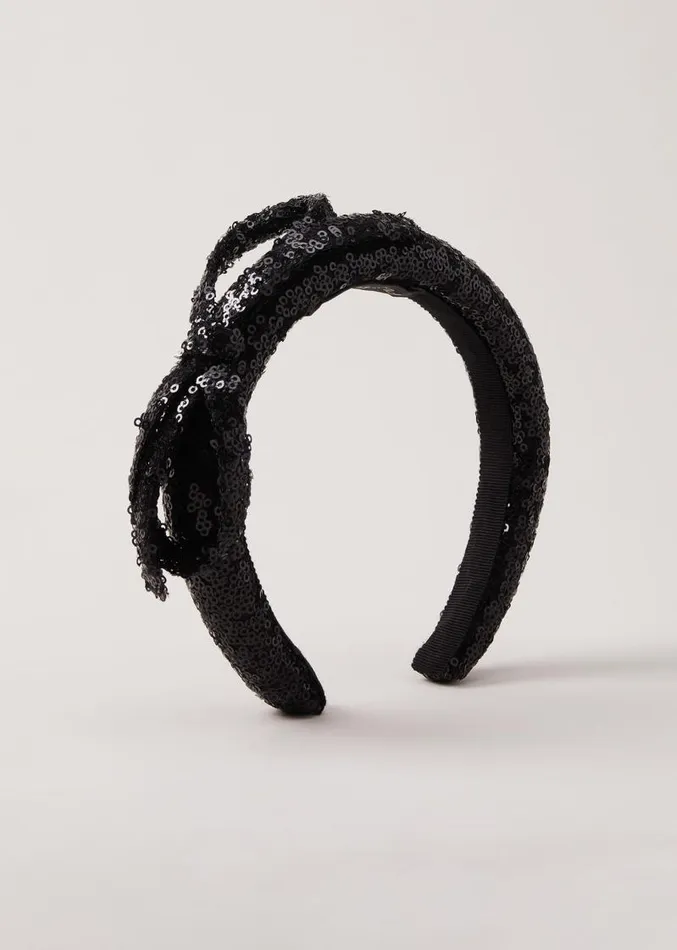 Black Sequin Headband Black Women Phase Eight Fascinators and Hats