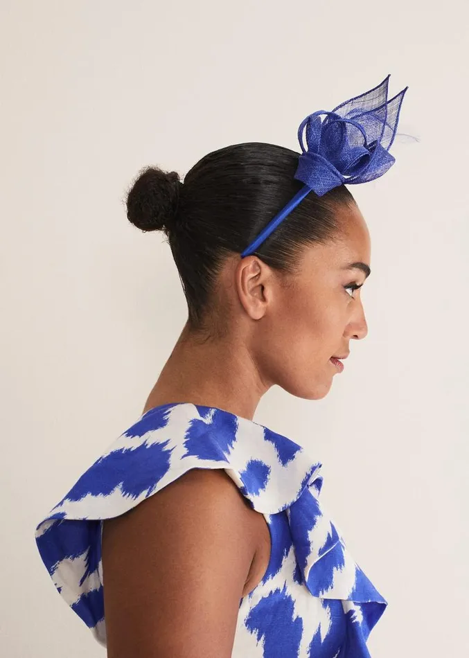 Blue Bow Fascinator Azure Blue Women Phase Eight Fascinators and Hats