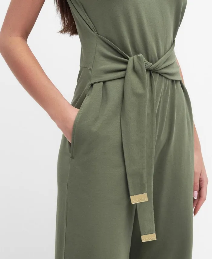 Bluford Jumpsuit Green Smoke Women Barbour Dresses and Skirts