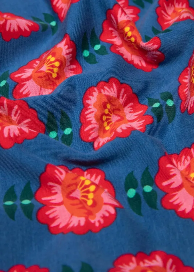 Blutsgeschwister Autumn Dress Hot Knot Blue Women Dresses