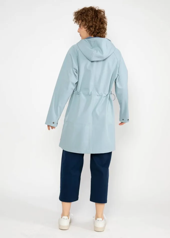 Blutsgeschwister Between Seasons Jacket Softfriese Blue Women Jackets and Coats