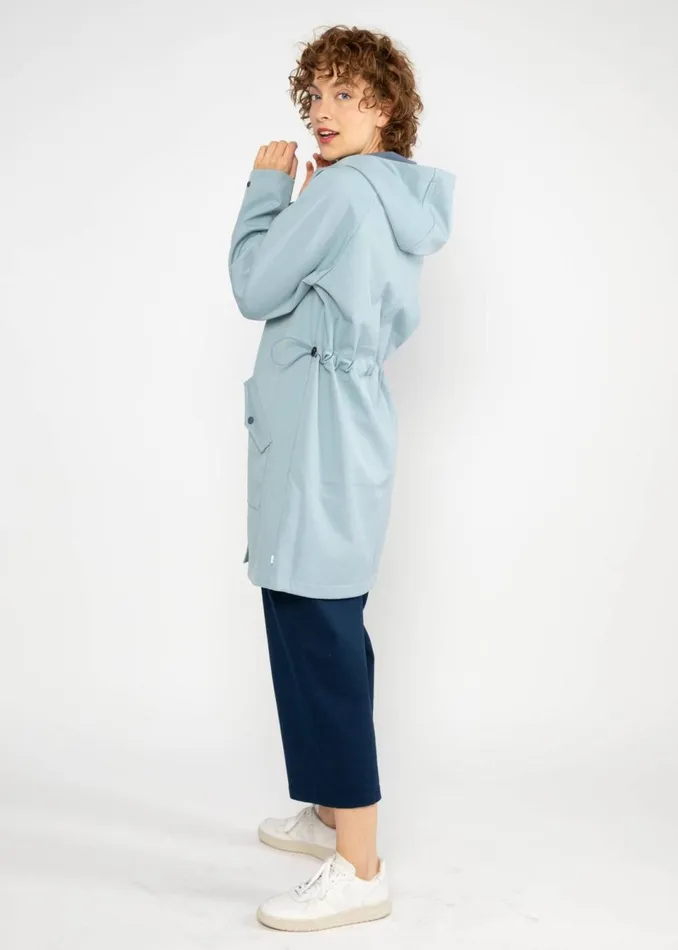 Blutsgeschwister Between Seasons Jacket Softfriese Blue Women Jackets and Coats