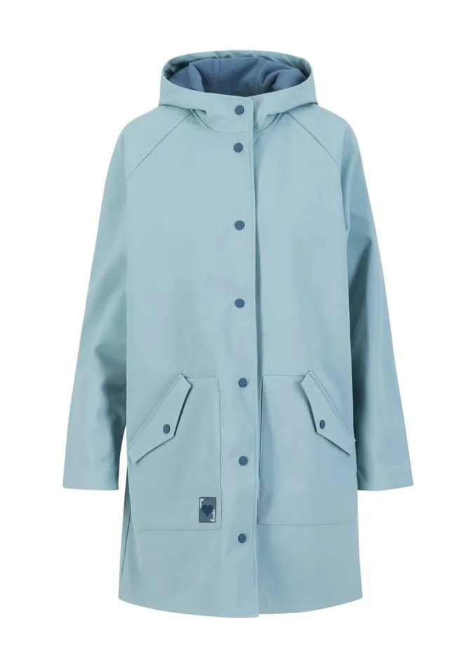 Blutsgeschwister Between Seasons Jacket Softfriese Blue Women Jackets and Coats