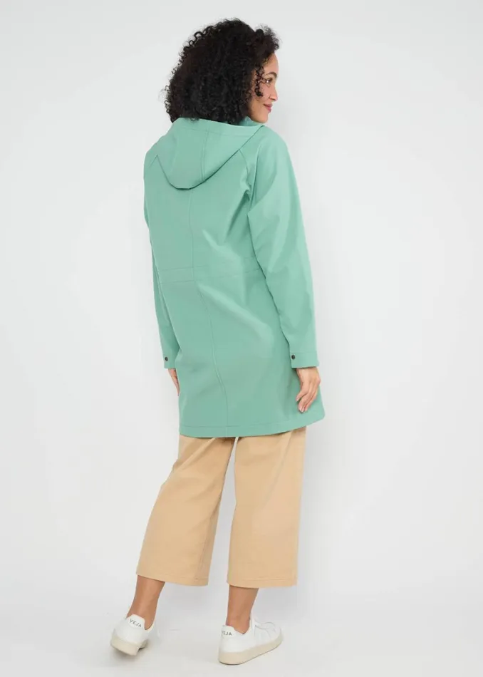 Blutsgeschwister Between Seasons Jacket Softfriese Green Women Jackets and Coats