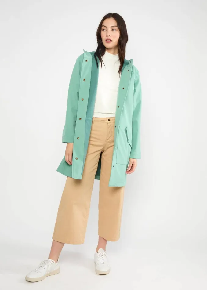 Blutsgeschwister Between Seasons Jacket Softfriese Green Women Jackets and Coats