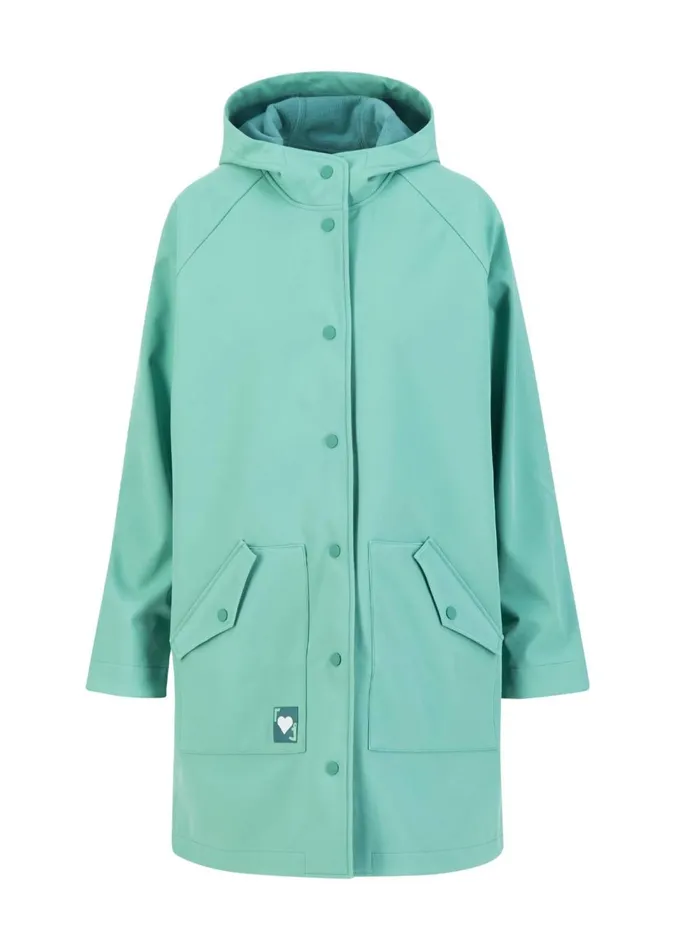 Blutsgeschwister Between Seasons Jacket Softfriese Green Women Jackets and Coats