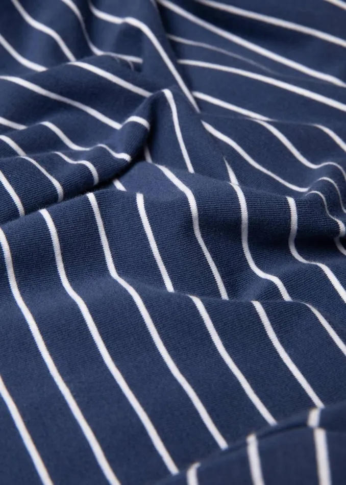 Blutsgeschwister Breton Shirt Let Romance Rule Blue Women Tops