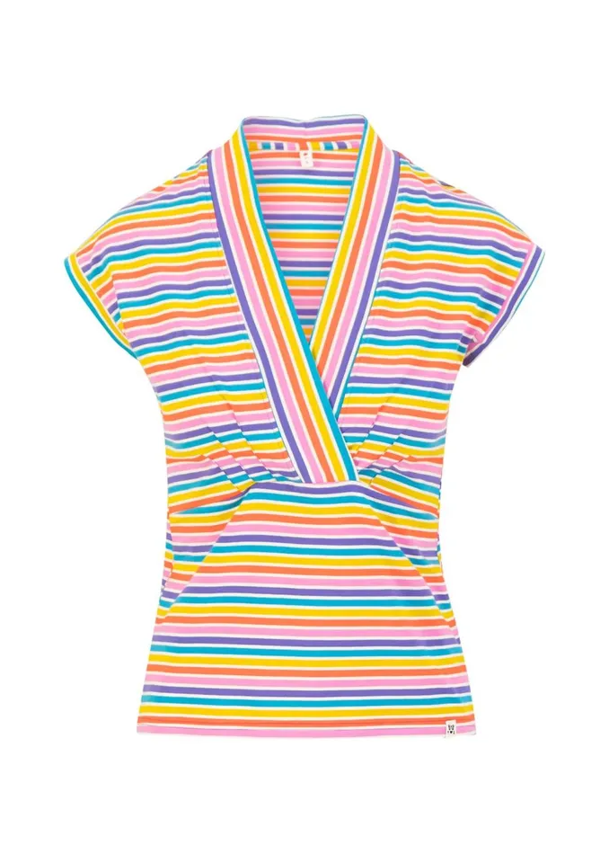 Blutsgeschwister Breton Shirt Virgin Venus Purple Women Tops