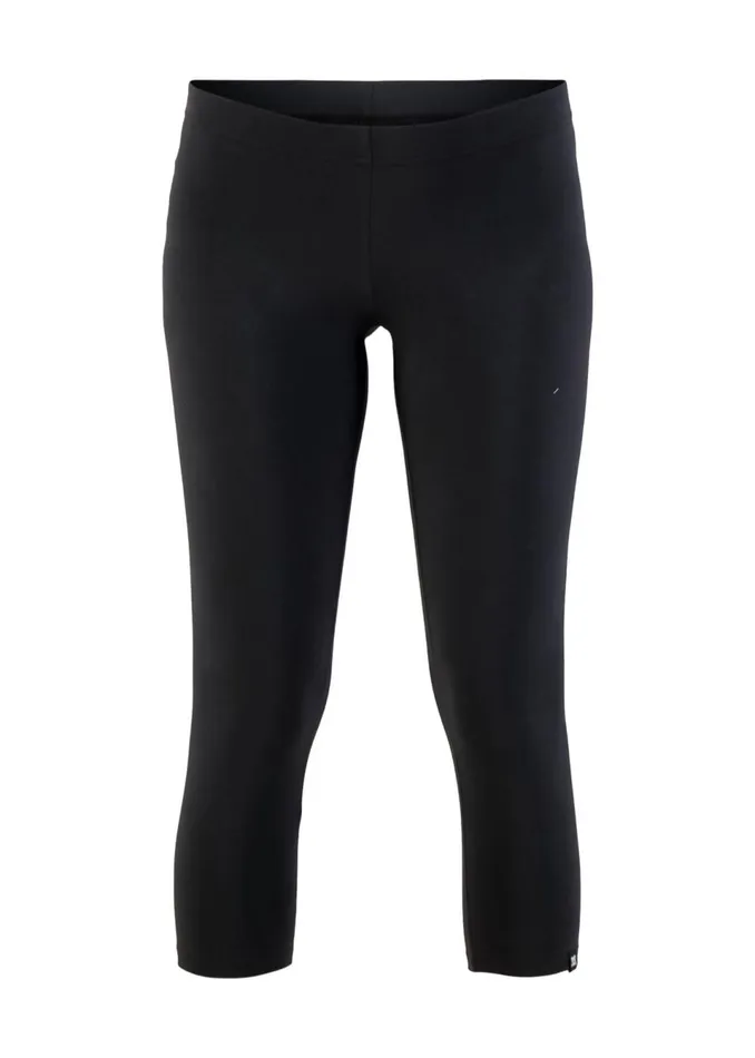 Blutsgeschwister Capri Leggings Cropped Laune Legs Black Women Trousers