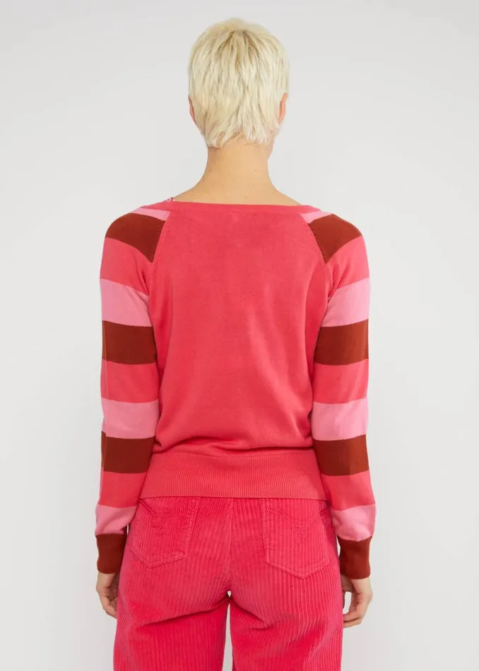 Blutsgeschwister Cardigan Bright Side Of Life Red Women Cardigans