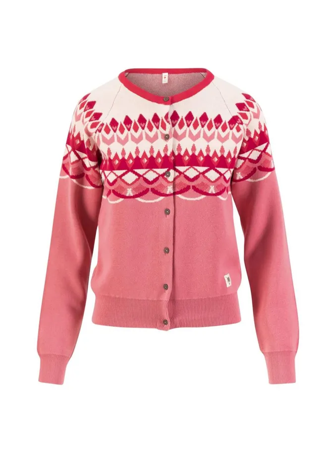 Blutsgeschwister Cardigan Happy Heritage Pink Women Cardigans