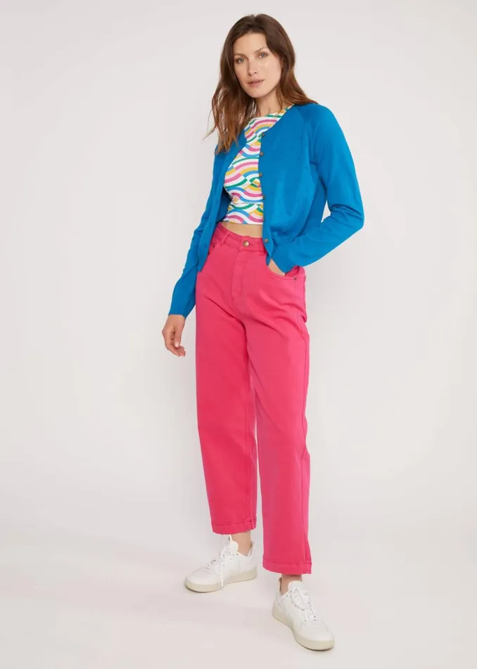 Blutsgeschwister Cardigan Knot Hop Blue Women Cardigans