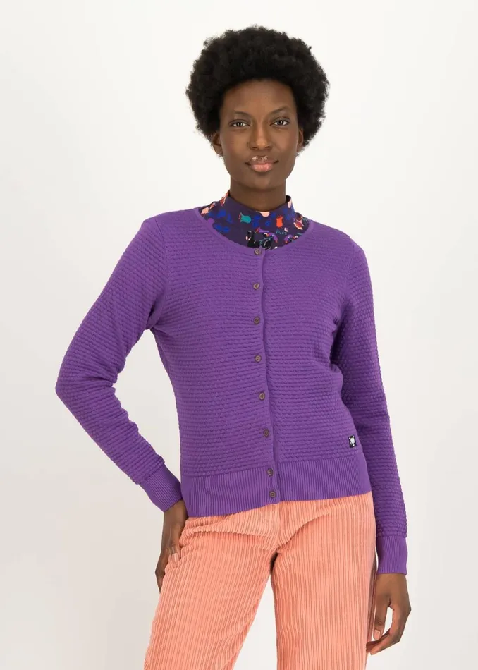 Blutsgeschwister Cardigan Save The Brave Purple Women Cardigans