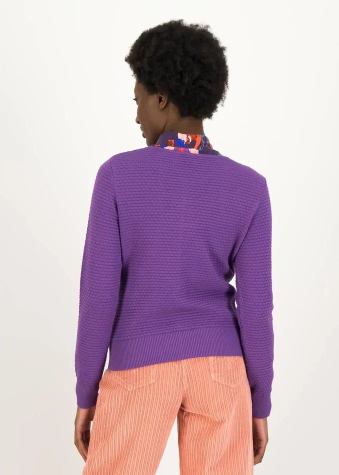 Blutsgeschwister Cardigan Save The Brave Purple Women Cardigans