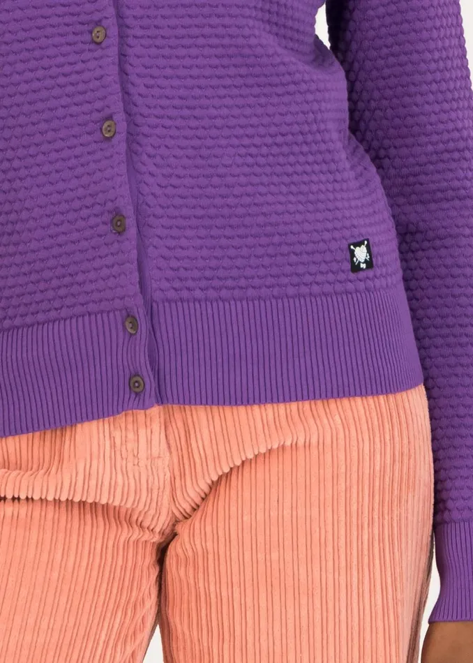 Blutsgeschwister Cardigan Save The Brave Purple Women Cardigans