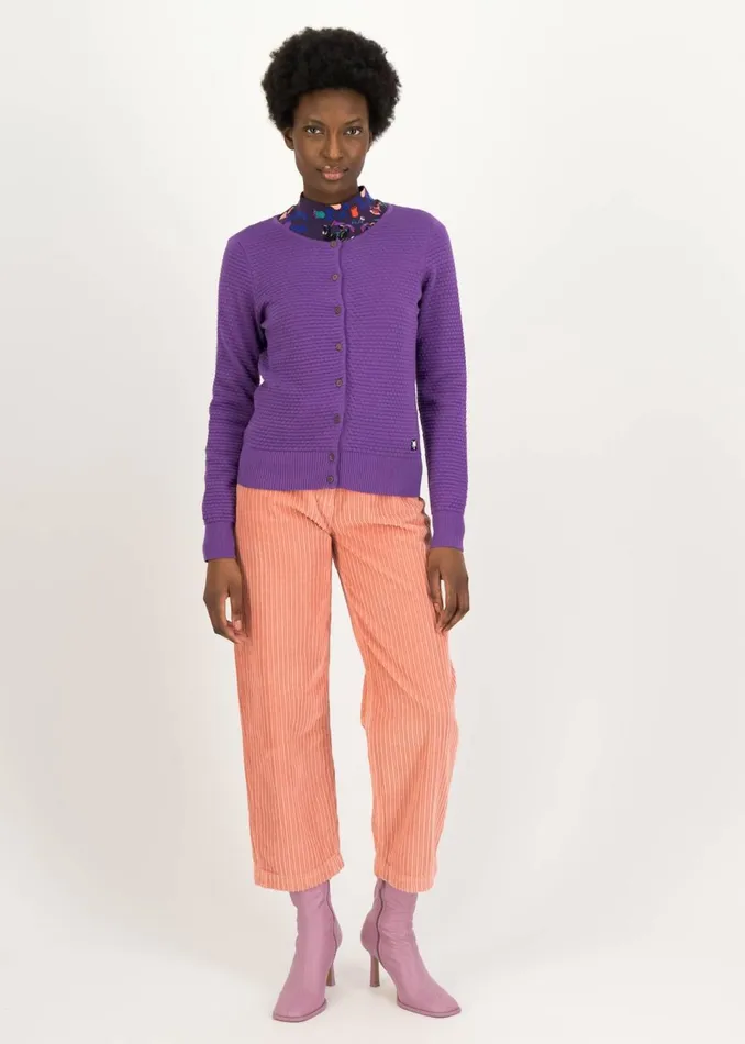Blutsgeschwister Cardigan Save The Brave Purple Women Cardigans