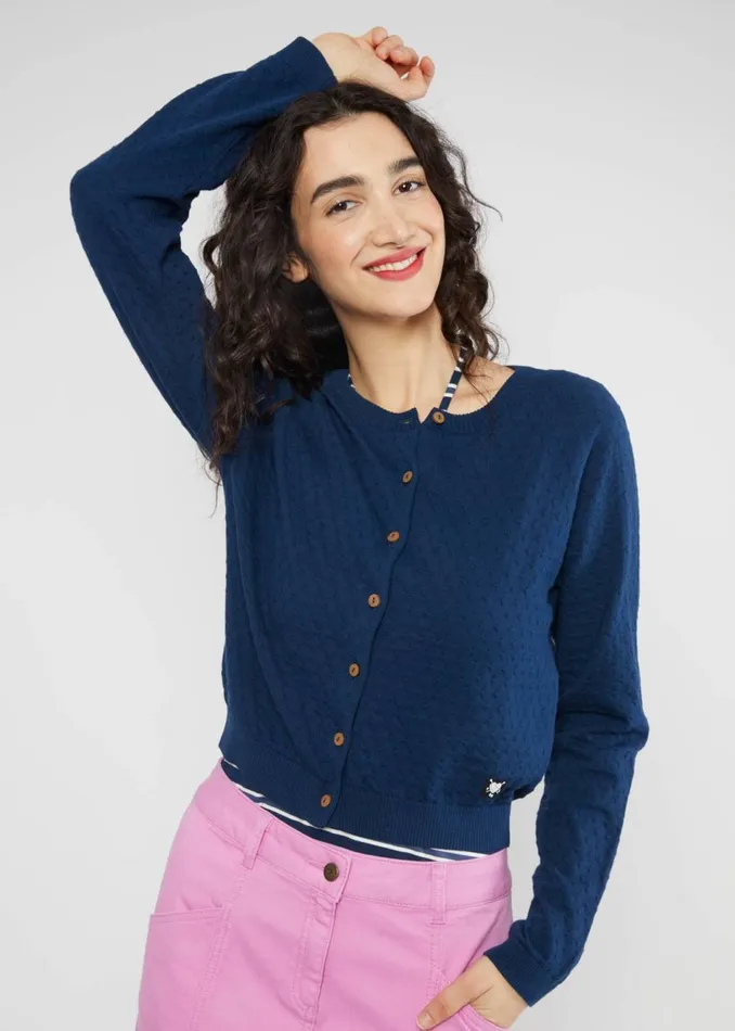 Blutsgeschwister Cardigan Sweet Knit Blue Women Cardigans
