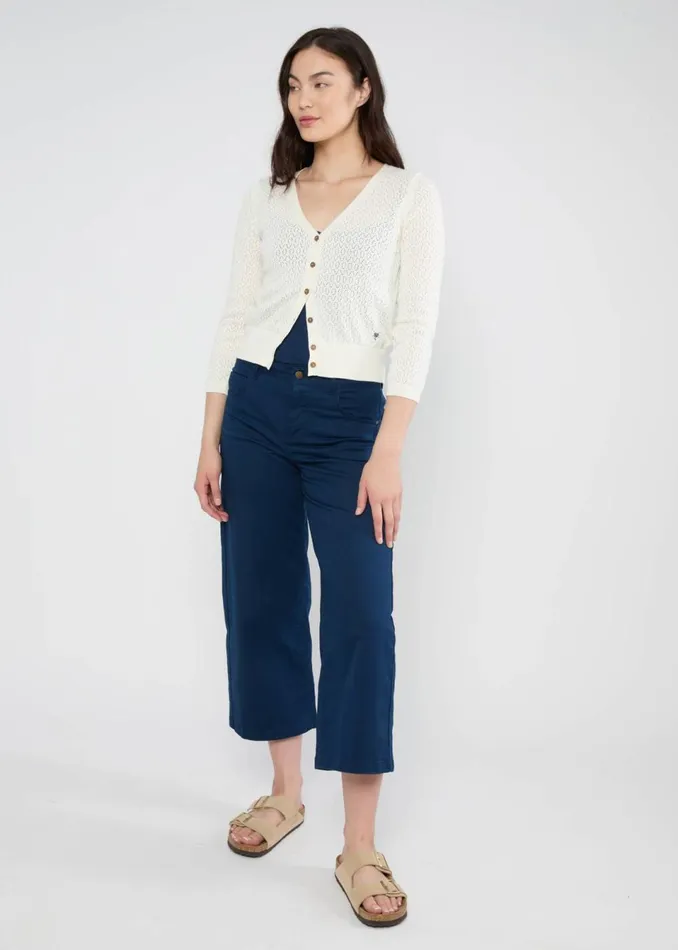 Blutsgeschwister Cardigan Sweet Petite White Women Cardigans