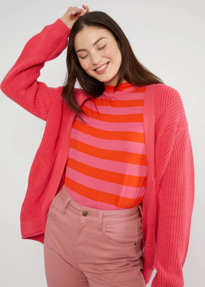 Blutsgeschwister Cardigan Yes We Cardy Pink Women Cardigans