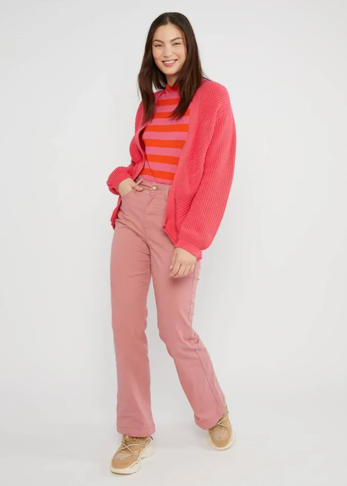 Blutsgeschwister Cardigan Yes We Cardy Pink Women Cardigans