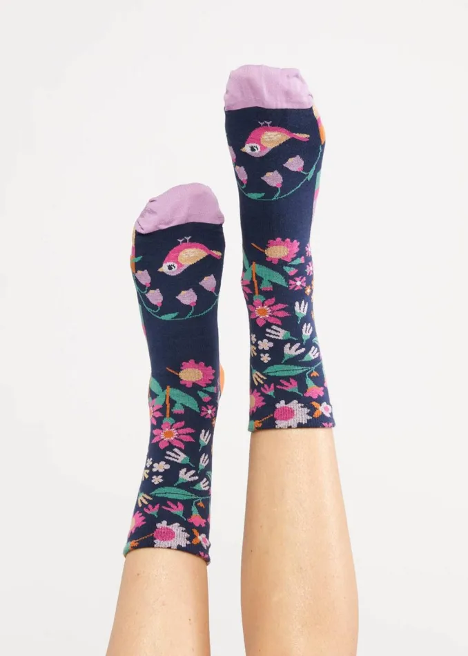 Blutsgeschwister Cotton Socks Sensational Steps Blue Women Other Accessoires