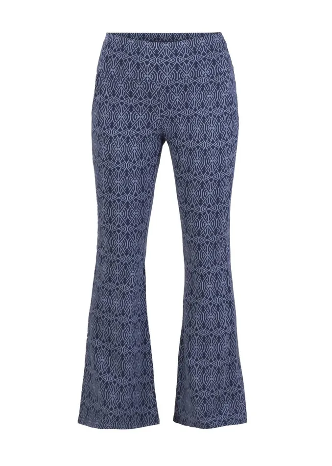 Blutsgeschwister Flares On A Winters Day Flared Blue Women Trousers