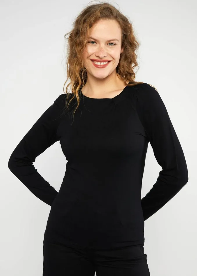 Blutsgeschwister Jersey Top Teatime Tarot Black Women Tops