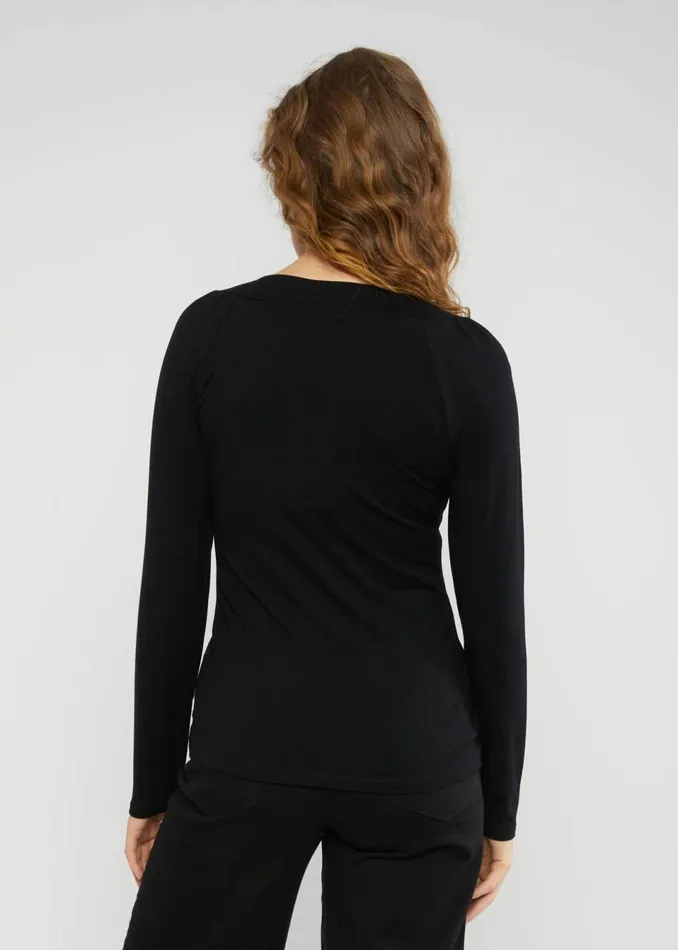 Blutsgeschwister Jersey Top Teatime Tarot Black Women Tops