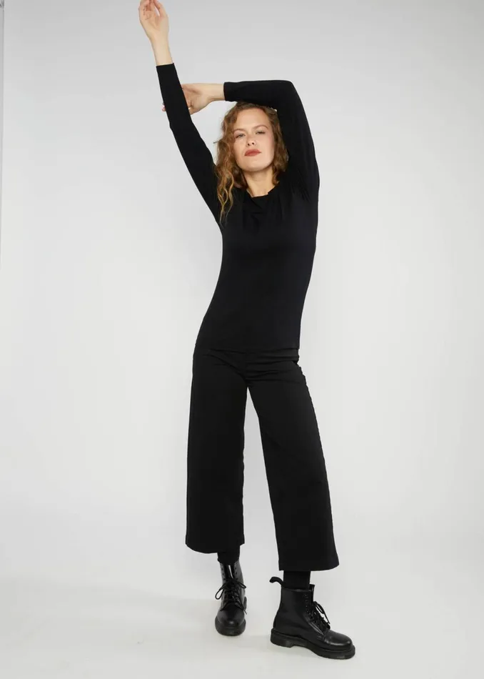 Blutsgeschwister Jersey Top Teatime Tarot Black Women Tops