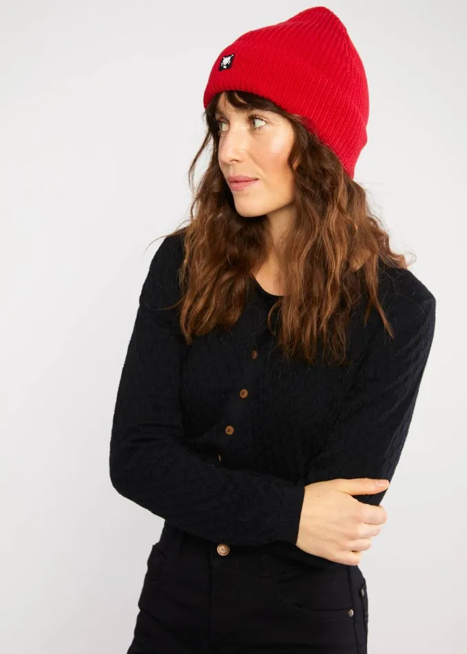 Blutsgeschwister Knitted Hat Beanie Queen Red Women Other Accessoires