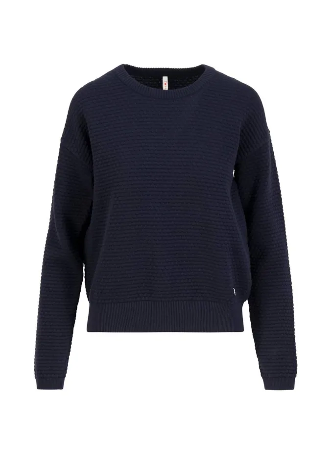 Blutsgeschwister Knitted Jumper Chic Promenade Blue Women Knitted Jumpers