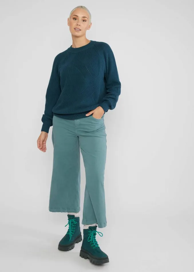 Blutsgeschwister Knitted Jumper Highway To Heaven Blue Women Knitted Jumpers