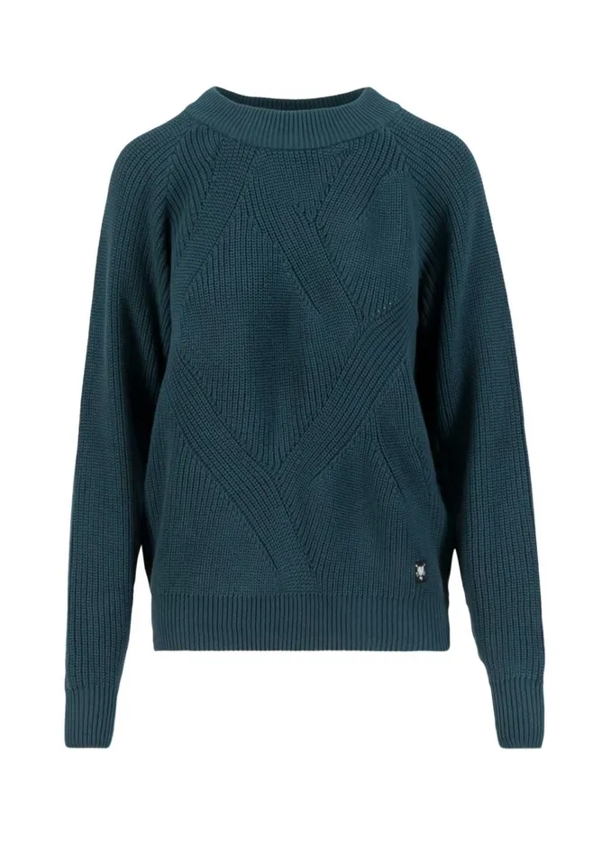 Blutsgeschwister Knitted Jumper Highway To Heaven Blue Women Knitted Jumpers