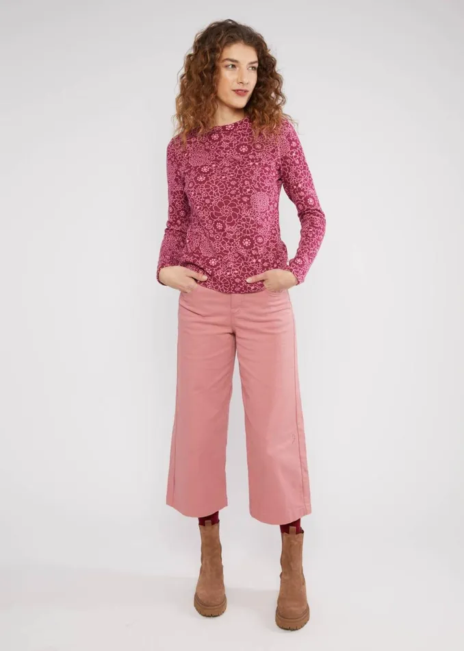 Blutsgeschwister Knitted Top Safe And Warm Turtle Pink Women Tops