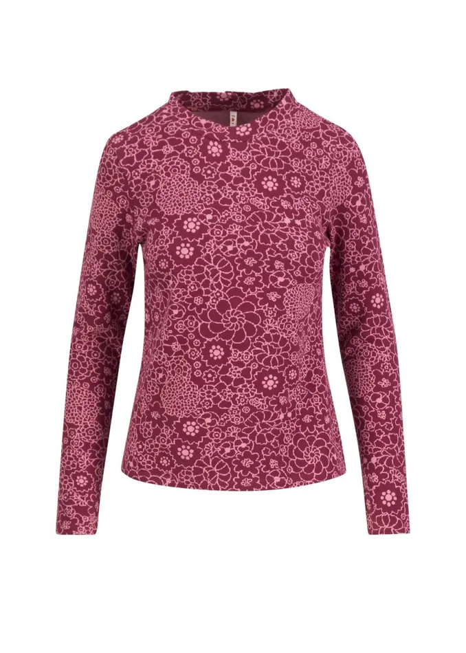 Blutsgeschwister Knitted Top Safe And Warm Turtle Pink Women Tops