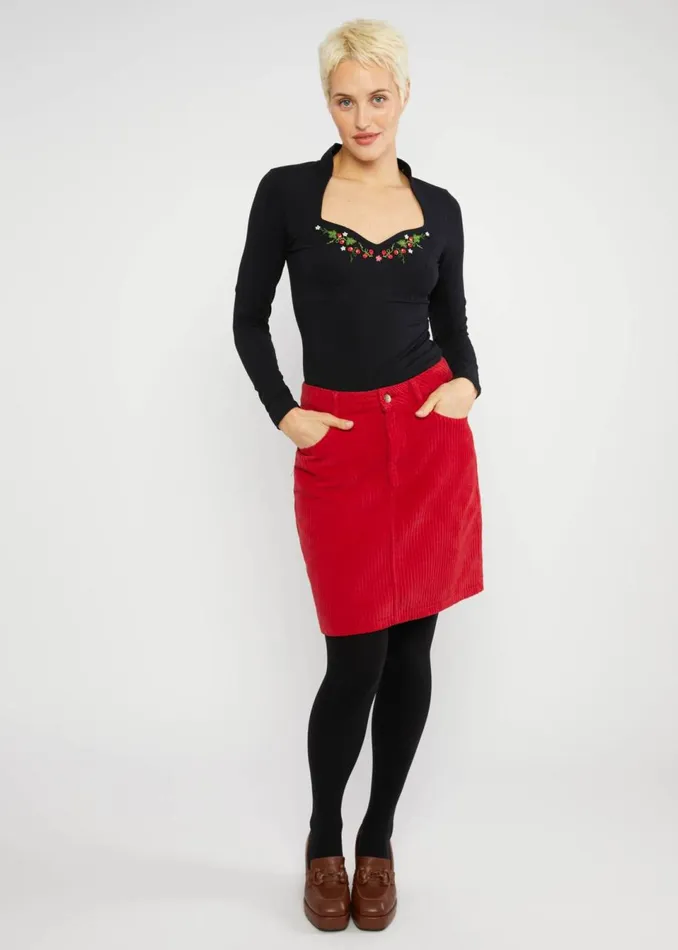 Blutsgeschwister Longsleeve Miraculous Power Black Women Tops