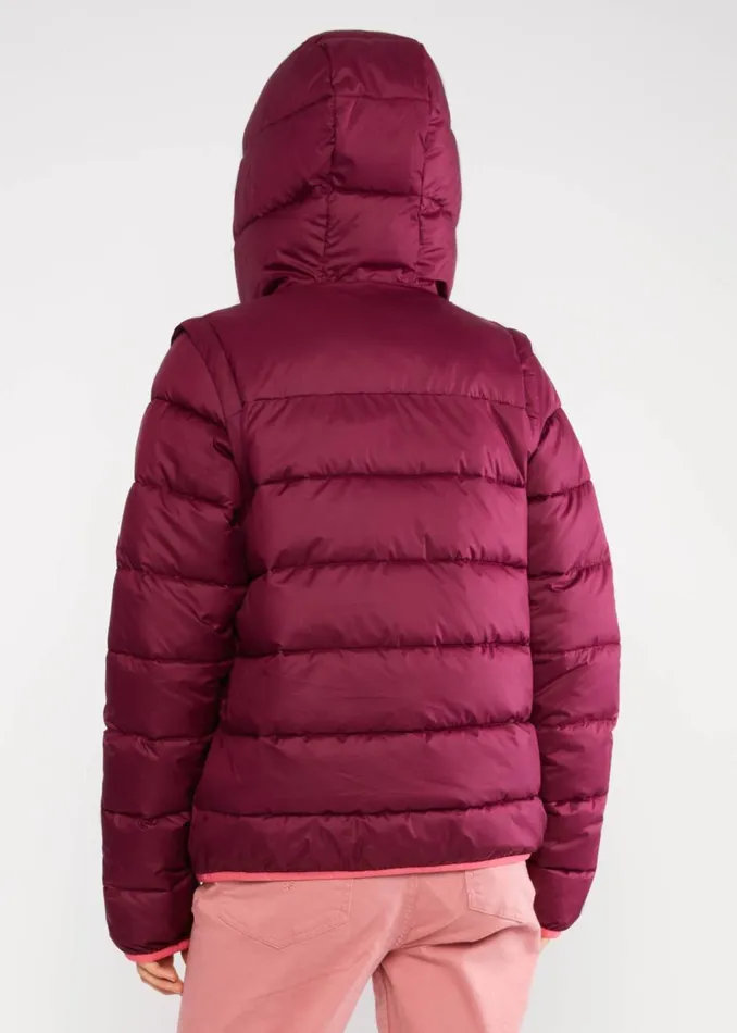 Blutsgeschwister Quilted Jacket No Down Wizard Red Women Jackets and Coats